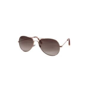 Fossil Classic Metal Aviator Sunglasses - Rose Gold / Gradient Brown-NWT